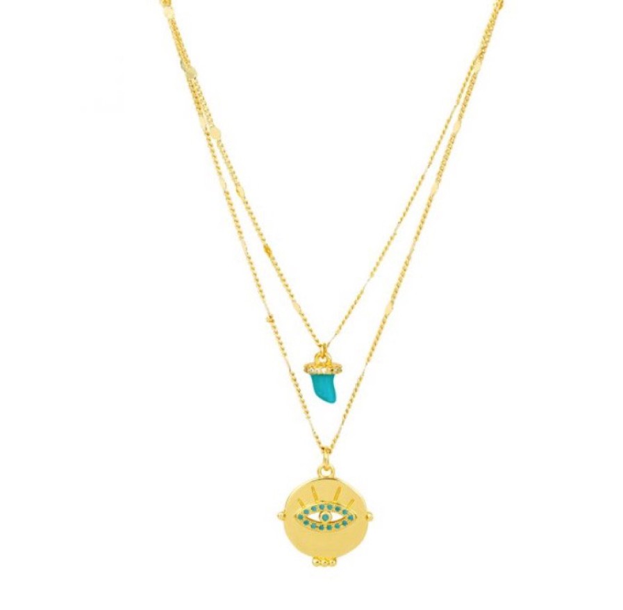 La Maison Necklaces | Sabina Evil Eye Necklace - La Maison