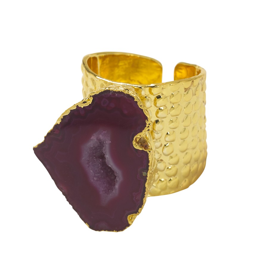 La Maison Rings | Mega Statement Ring Raspberry - La Maison