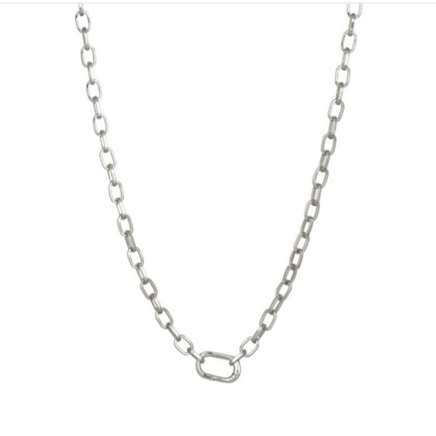 La Maison Necklaces | Bardot Chain Necklace Silver 20" - La Maison