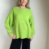 La Maison Knitwear | Supersoft Oversized Jumper With Long Back - La Maison