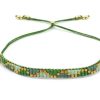 La Maison Bracelets | Wahiki Green Beaded Friendship Bracelet - La Maison