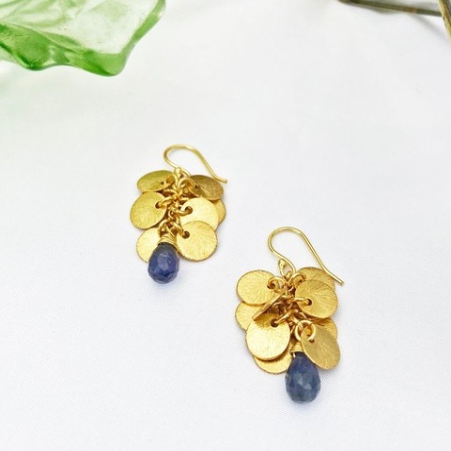 La Maison Earrings | Winona Earrings Navy Lolite - La Maison