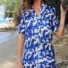 La Maison Dresses And Skirts | Sophia Alexia Midnight Reef Beach Shirt - La Maison