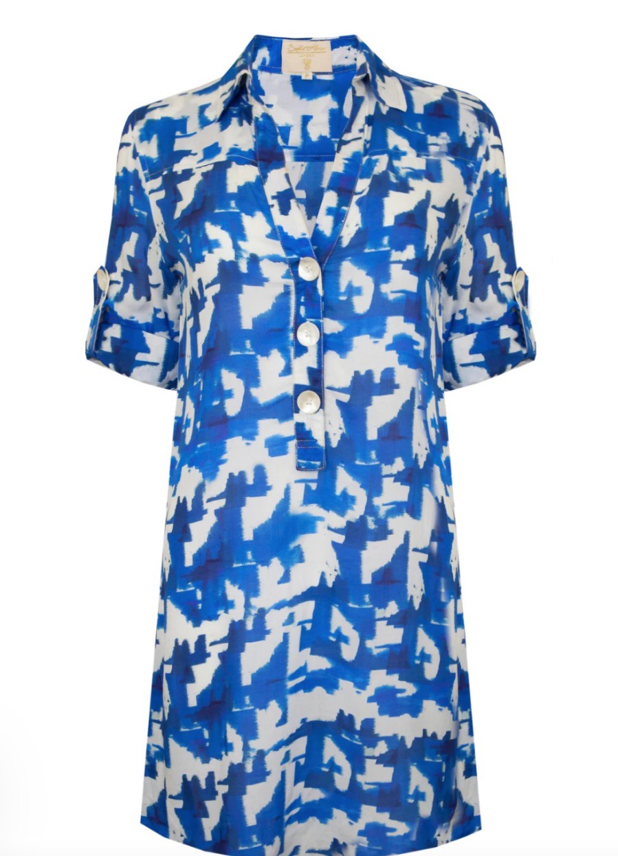 La Maison Dresses And Skirts | Sophia Alexia Midnight Reef Beach Shirt - La Maison