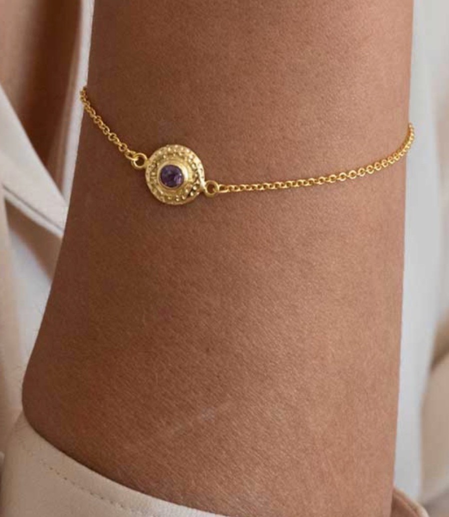 La Maison Bracelets | Azuni Luna Gemstone Bracelet , Or La Maison