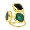 La Maison Rings | Amelie Ring Green & Black - La Maison