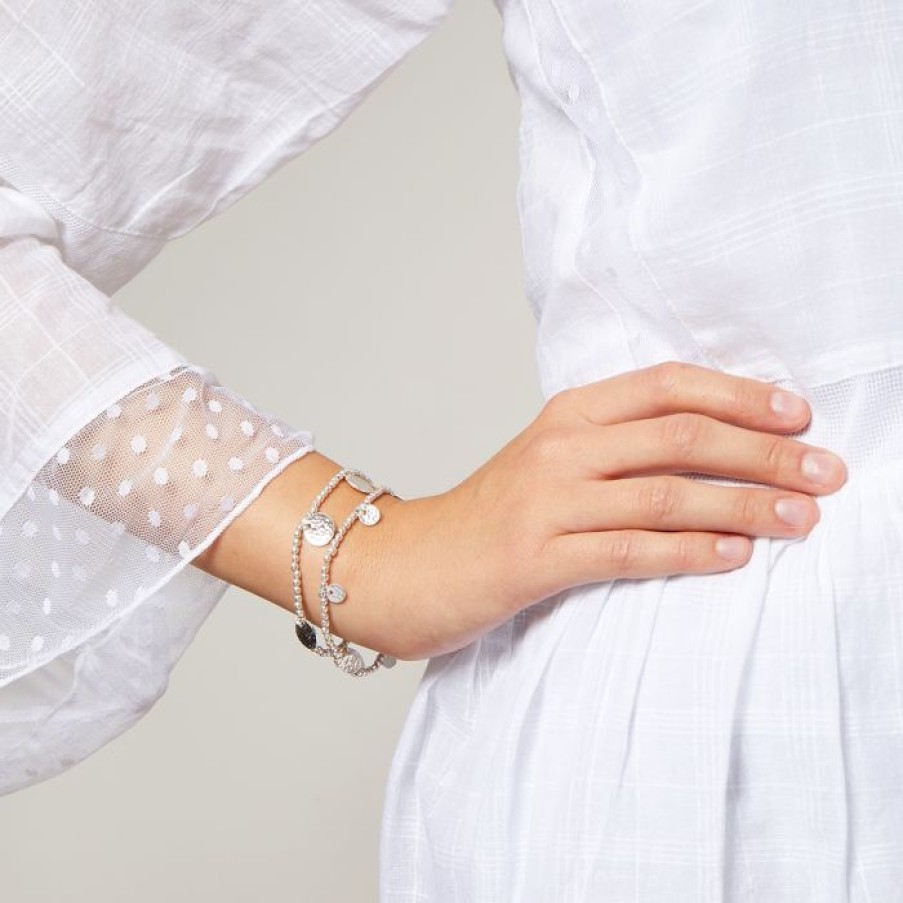 La Maison Bracelets | Libra Silver Coin Bracelet - La Maison