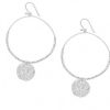 La Maison Earrings | Dominique Large Hoop Earrings Silver - La Maison