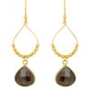 La Maison Earrings | Bay Reef Earrings Smokey Quartz - La Maison