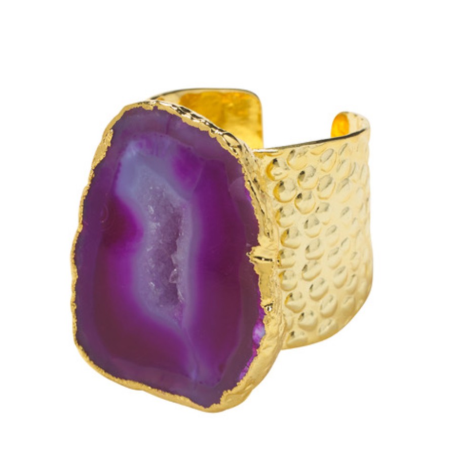 La Maison Rings | Mega Statement Ring Amethyst - La Maison