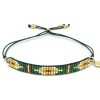 La Maison Bracelets | Boho Betty Starlight Emerald Beaded Friendship Bracelet - La Maison