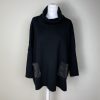 La Maison Knitwear | Diamante Pocket Black Jumper - La Maison