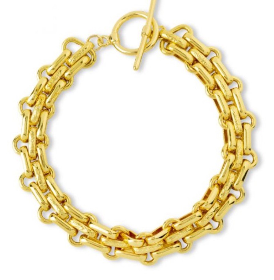 La Maison Bracelets | Saffron Gold Chain Bracelet - La Maison