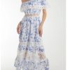 La Maison Dresses And Skirts | Bardot Floral & Lace Maxi Dress - La Maison