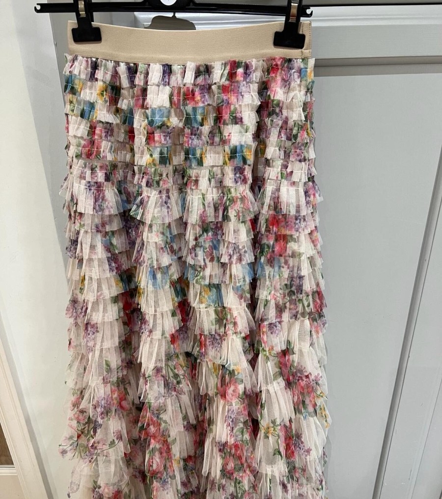 La Maison Dresses And Skirts | Floral Tiered Long Skirt - La Maison