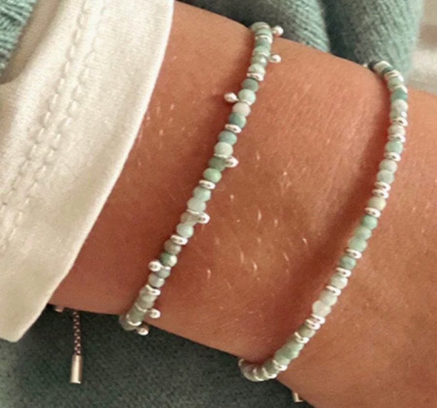 La Maison Bracelets | Boho Betty Harmony Apatite Silver Bracelet - La Maison