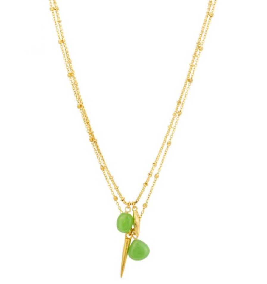 La Maison Necklaces | Eden Apple Green Necklace - La Maison