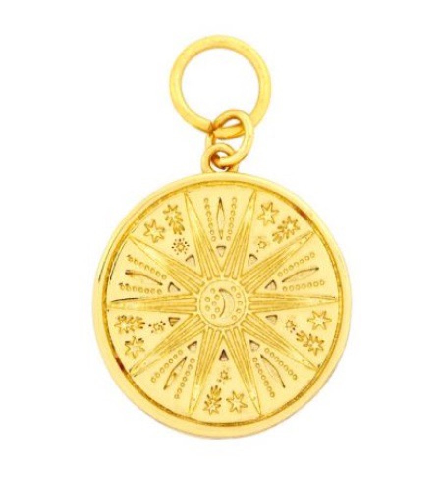 La Maison Necklaces | Dora Gold Sun Charm - La Maison