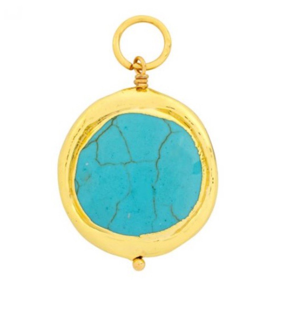 La Maison Necklaces | Azurro Turquoise Charm - La Maison