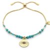 La Maison Bracelets | Boho Betty Lander Evil Eye Charm Turquoise Bracelet - La Maison