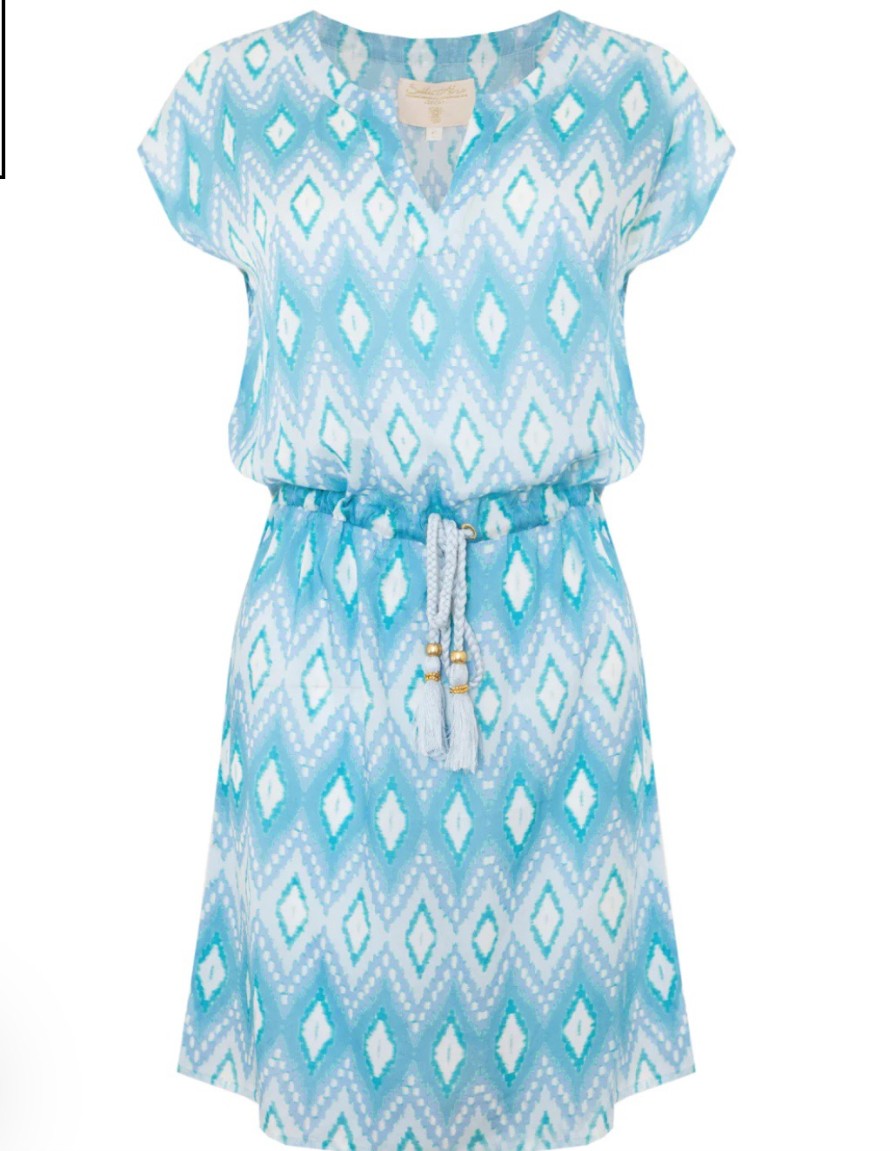 La Maison Dresses And Skirts | Sophia Alexia Diamond Blue Tassel Dress - La Maison