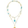 La Maison Necklaces | Fern Turquoise Necklace - La Maison