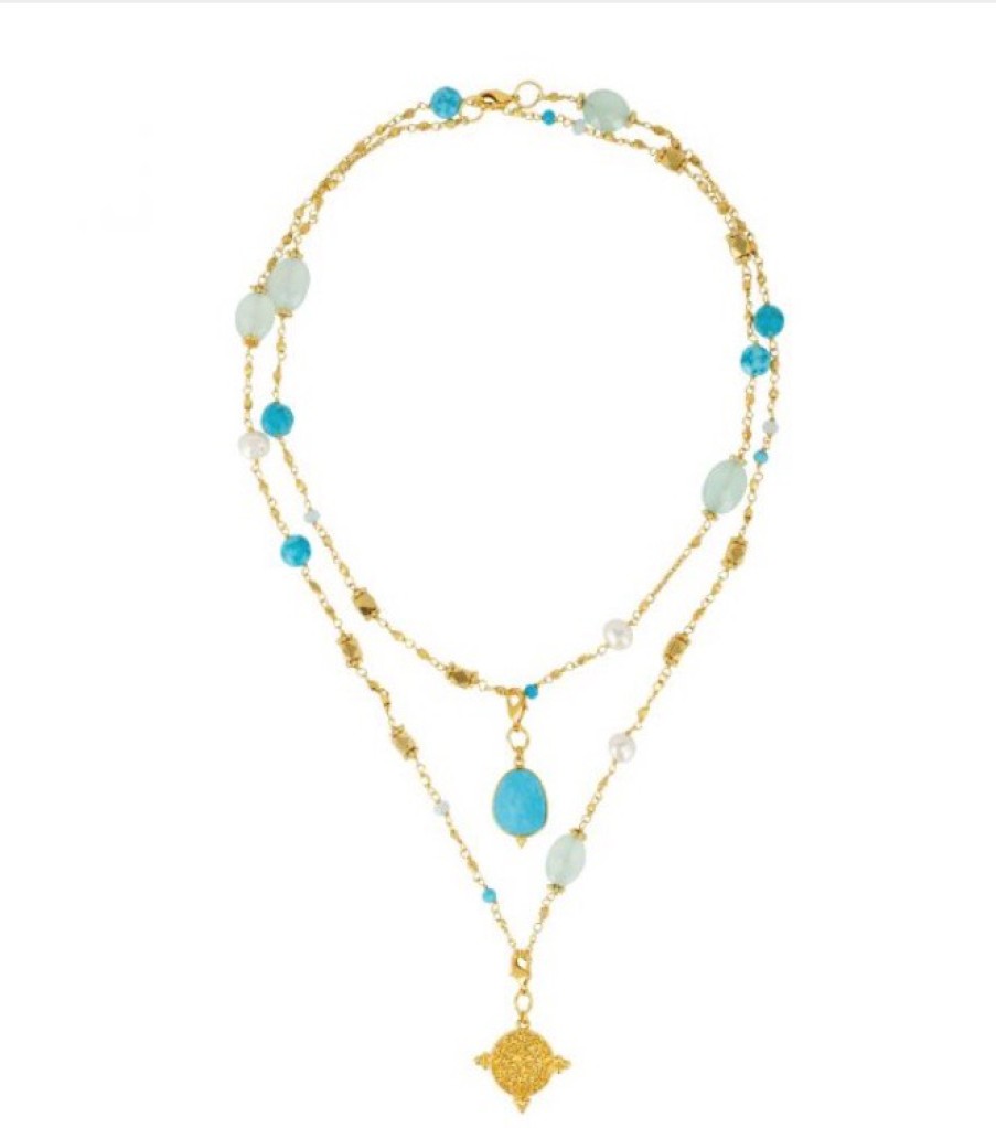 La Maison Necklaces | Fern Turquoise Necklace - La Maison