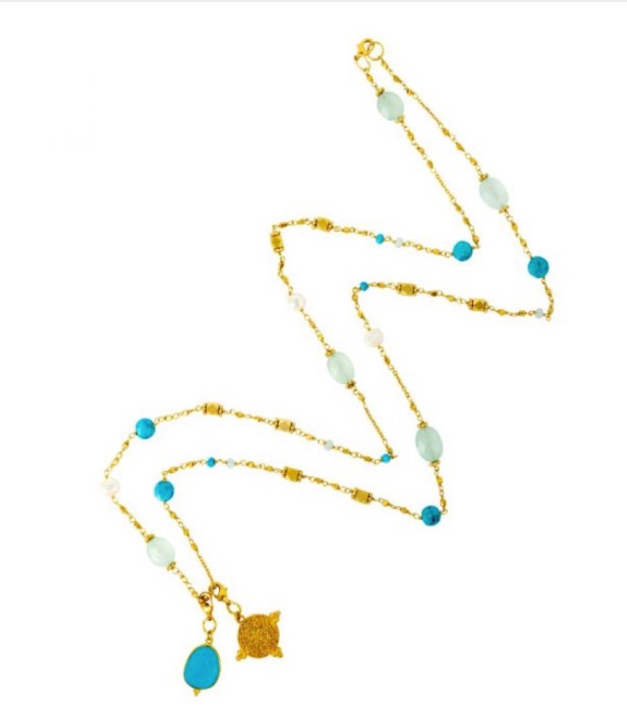 La Maison Necklaces | Fern Turquoise Necklace - La Maison