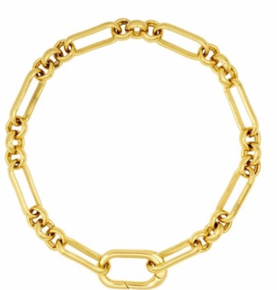 La Maison Bracelets | Piaf Chain Bracelet Gold 7" - La Maison