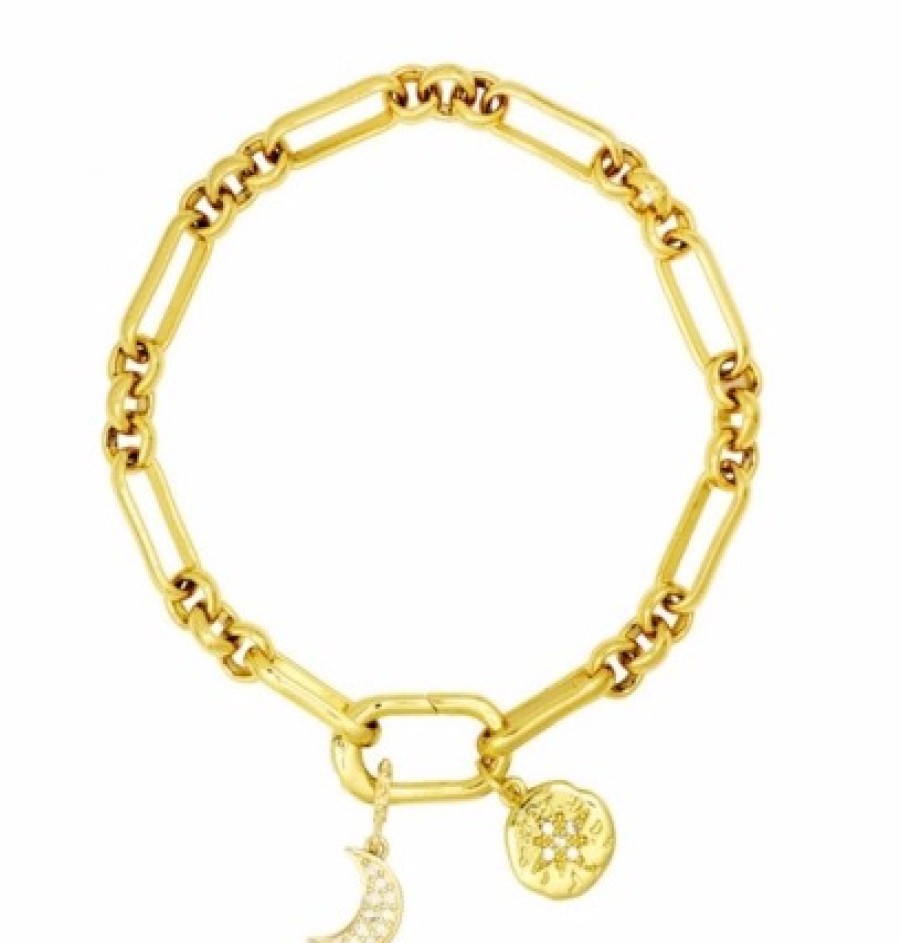 La Maison Bracelets | Piaf Chain Bracelet Gold 7" - La Maison