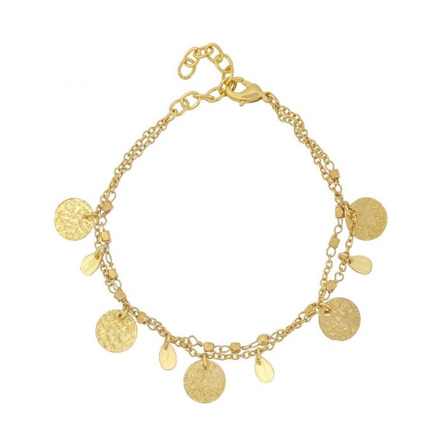 La Maison Bracelets | Athens Gold Coin Bracelet - La Maison