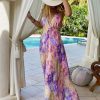 La Maison Dresses And Skirts | Sophia Alexia Desert Breeze Silk Ibiza Dress - La Maison