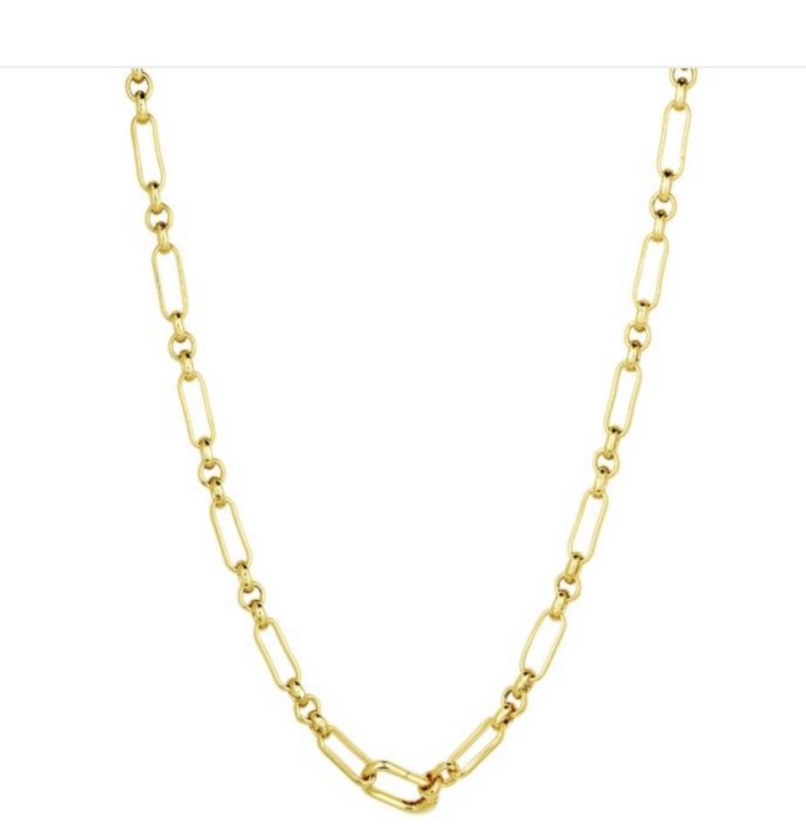 La Maison Necklaces | Piaf Chain Necklace Gold 20" - La Maison