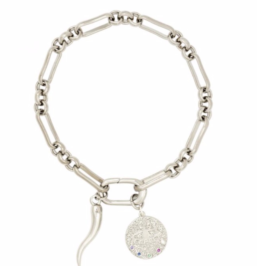 La Maison Bracelets | Piaf Chain Bracelet Silver 7" - La Maison