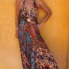 La Maison Dresses And Skirts | Sophia Alexia Moroccan Mirage Silk Ibiza Dress - La Maison