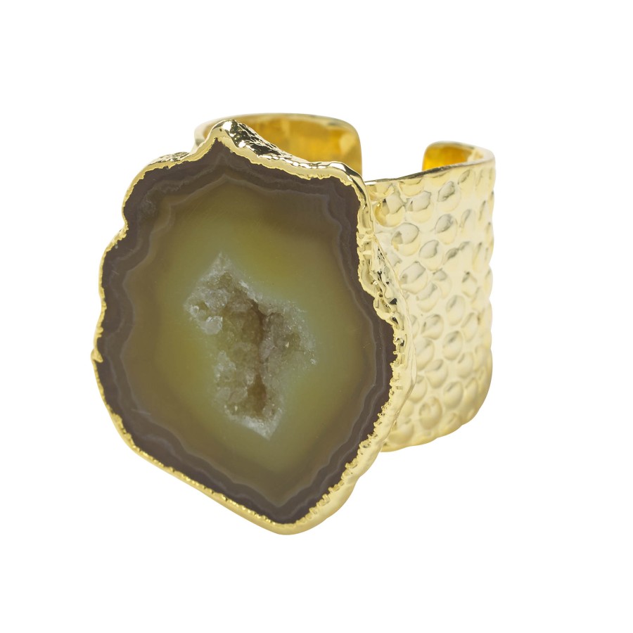 La Maison Rings | Mega Statement Ring Pale Yellow - La Maison