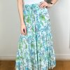 La Maison Dresses And Skirts | Charlotte Sparre Floral Fun Blue Long Skirt - La Maison