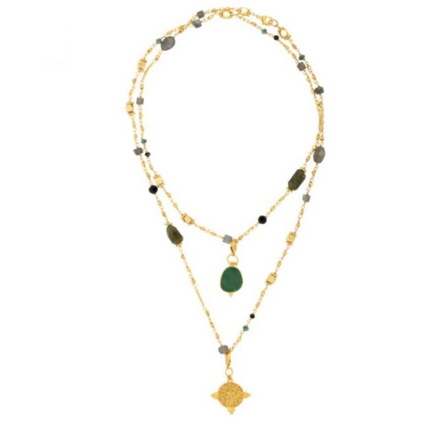 La Maison Necklaces | Fern Green Necklace - La Maison