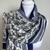 La Maison Accessories | Silk Mix Print Long Scarf - In 3 Colours - La Maison