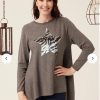 La Maison Knitwear | Grey Sequin Star Motif Jumper - La Maison