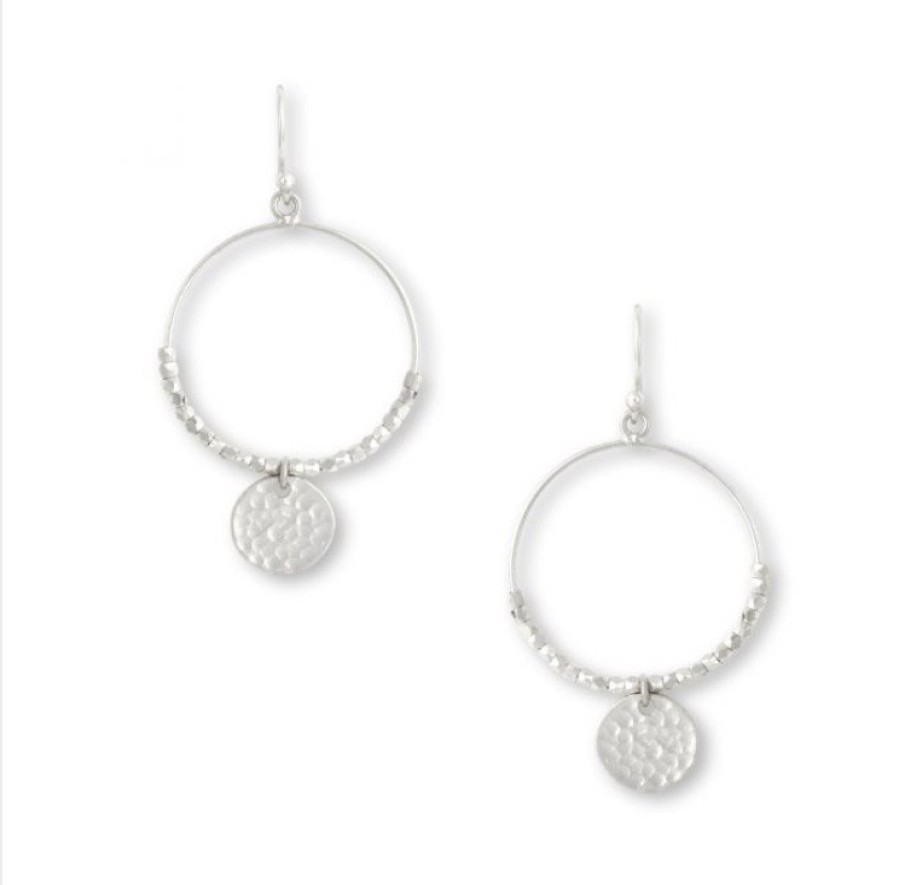 La Maison Earrings | Dominique Mini Hoop Earrings Silver - La Maison