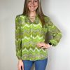 La Maison Blouses And Tops | Charlotte Sparre Noemi Green Blouse - La Maison