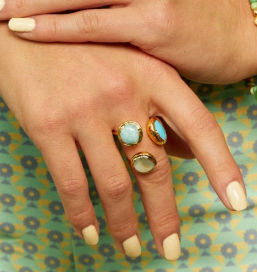 La Maison Rings | Amelie Ring In Turquoise & Aqua - La Maison