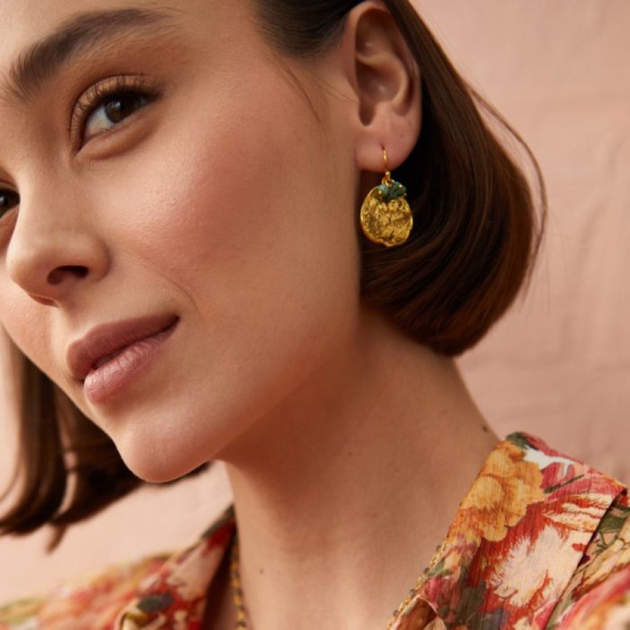 La Maison Earrings | Solange Earrings Dark Green - La Maison