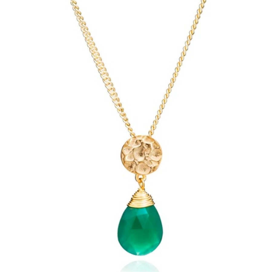 La Maison Necklaces | Azuni Classic Athena Gemstone Necklace - 6 Options - La Maison