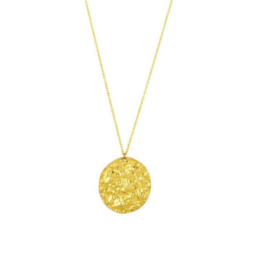 La Maison Necklaces | Harmonia Short Coin Pendant Necklace - La Maison