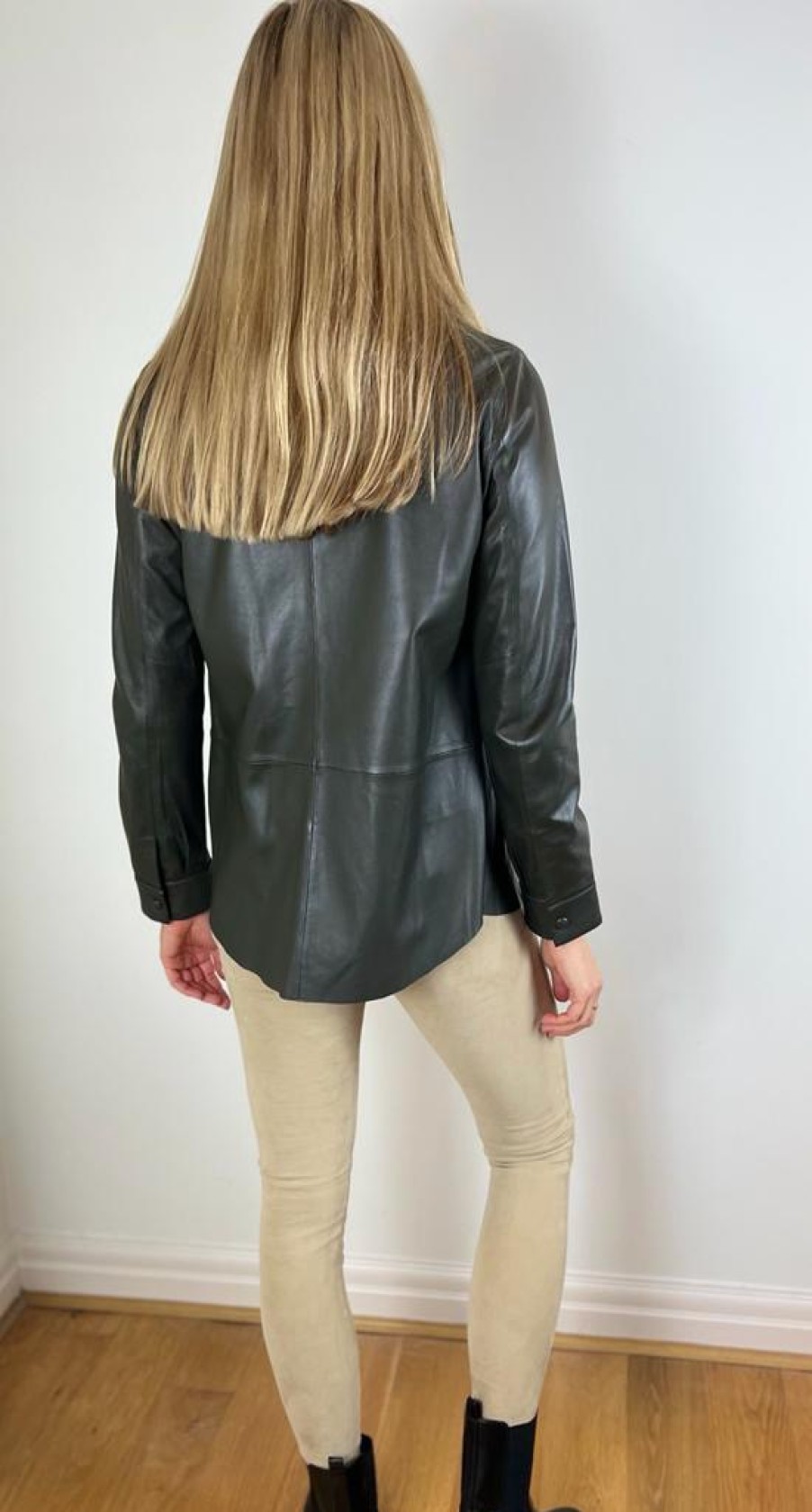 La Maison Jackets And Coats | 100% Leather Shirt/Jacket - La Maison