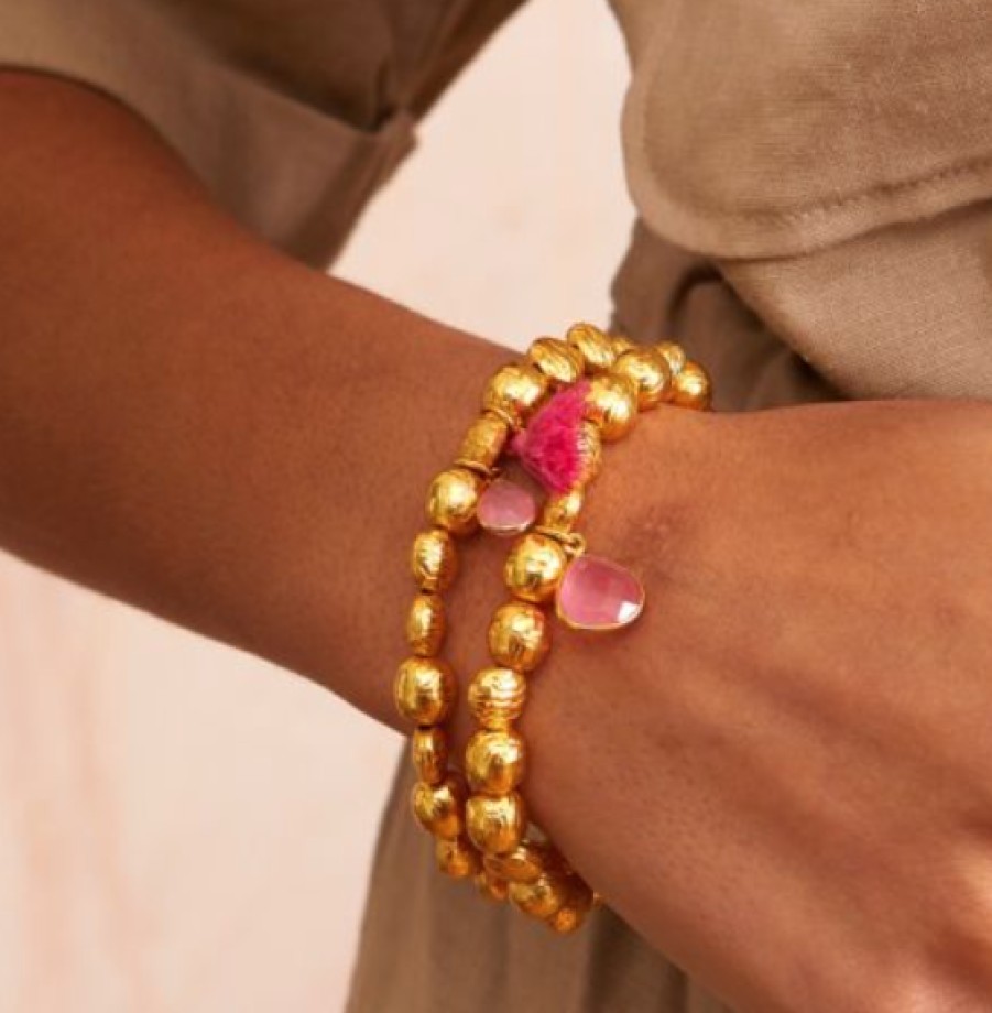 La Maison Bracelets | Goa Pink Jade Bracelet - La Maison