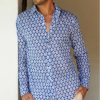 La Maison Men Shirts | Aspiga Men'S Printed Organic Cotton Shirt - La Maison