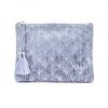 La Maison Accessories | Astoria Velvet Pouch Grey - La Maison